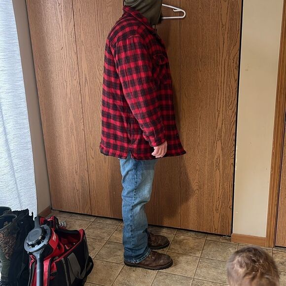 Cherokee Red and Black Heavy Shacket Size XL - Picture 15 of 15